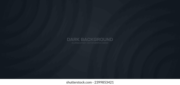Ethereal Dark Lines Blend Seamlessly In This Neumorphic Style 3D Abstract Vector Background. High-Tech Panoramic Classy Wallpaper. Minimalist Masterpiece Perfect For Contemporary Design Projects