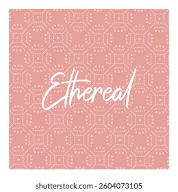 Ethereal Design Pattern Abstract Background Bandhani Style