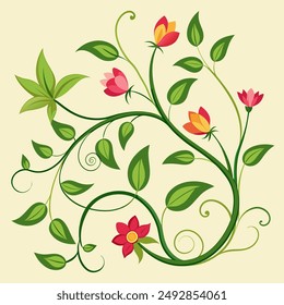 Ethereal Flower Art, Fanciful Flower Illustrations