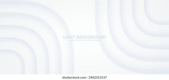 Ethereal Light Lines Blend Seamlessly In This Neumorphic Style 3D Abstract Vector Background. High-Tech Classy Wide Wallpaper. Minimalist Masterpiece Perfect For Contemporary Design Projects