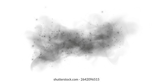 Ethereal Mist and Fog PNG with Soft Smoke Swirls, Transparent Haze, and Dreamy Atmospheric Effect for Abstract Backgrounds.