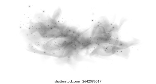 Ethereal Mist and Fog PNG with Soft Smoke Swirls, Transparent Haze, and Dreamy Atmospheric Effect for Abstract Backgrounds.