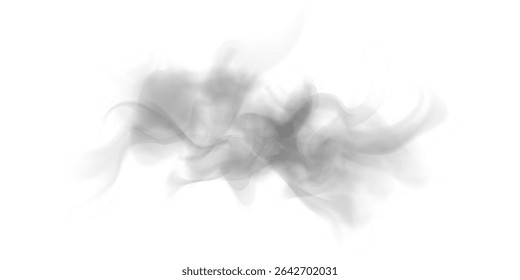 Ethereal Mist and Fog PNG with Soft Smoke Swirls, Transparent Haze, and Dreamy Atmospheric Effect for Abstract Backgrounds.