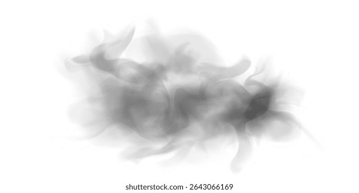 Ethereal Mist and Fog PNG with Soft Smoke Swirls, Transparent Haze, and Dreamy Atmospheric Effect for Abstract Backgrounds.
