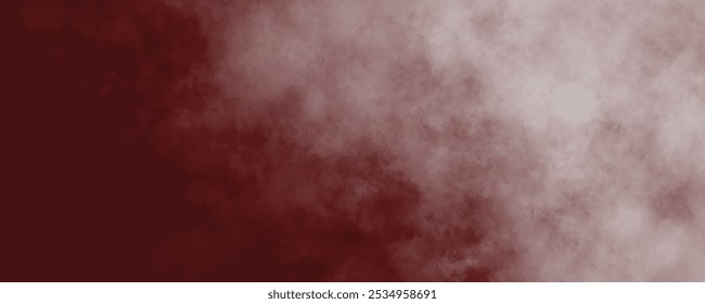 El vapor rojo etéreo se difunde suavemente en un degradado atmosférico oscuro, capturando una mezcla de fluidez y misterio.
