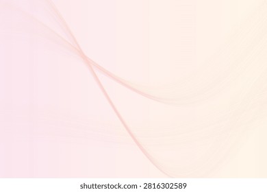 Ethereal soft-pink glowing wave abstract form gradient