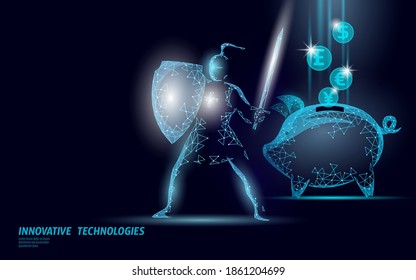 Ethereum Bitcoin Ripple coin digital cryptocurrency thrift-box web online payment. Money box pig information exchange technology. Blue abstract web internet electronic payment vector illustration