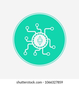 Ethereum coin icon