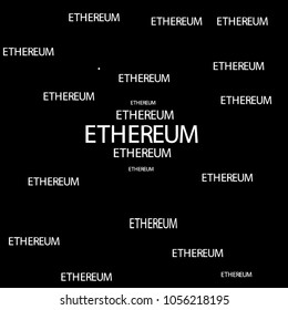 Ethereum Crypto currency background