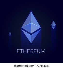 Ethereum cryptocurrency coin