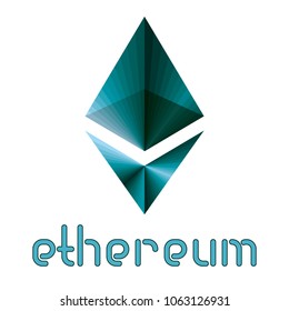 Ethereum cryptocurrency graphic icon