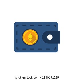 Ethereum Cryptocurrency Wallet Icon