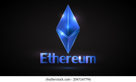 Ethereum , crytocurrency , bit coin , block chain background , digital ,technology 