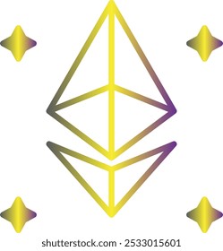 Design de ícone Ethereum para uso comercial pessoal