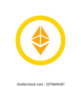 Ethereum icon illustration vector symbol