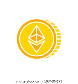Ethereum icon illustration vector symbol