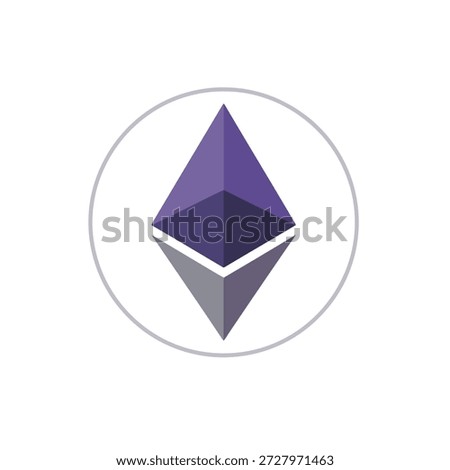 Ethereum logo in a circle