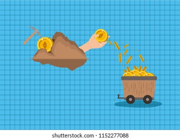 ethereum mining set icons