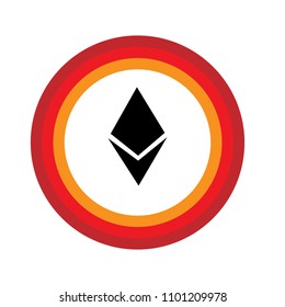 Ethereum Symbol Vector Icon