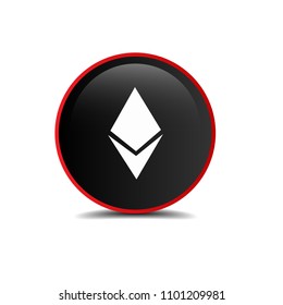 Ethereum Symbol Vector Icon