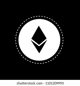 Ethereum Symbol Vector Icon