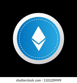 Ethereum Symbol Vector Icon