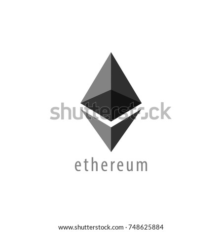 Ethereum Symbol Vector Icon , Illustration, Eps File