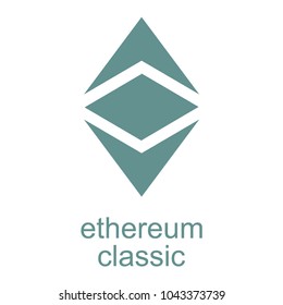 Ethereum vector icon