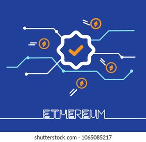 Ethereum vector illustration 