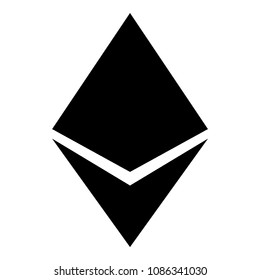 Etherium icon black color