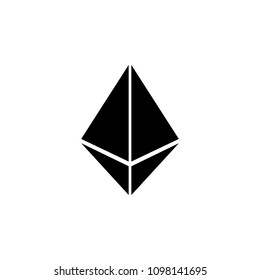 Etherium sign icon. Element of Crypto currency icon for mobile concept and web apps. Detailed Etherium sign icon can be used for web and mobile. Premium icon