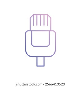 Ethernet Cable icon. Computer hardware icon design. vector graphic