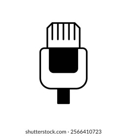 Ethernet Cable icon. Computer hardware icon design. vector graphic