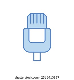 Ethernet Cable icon. Computer hardware icon design. vector graphic