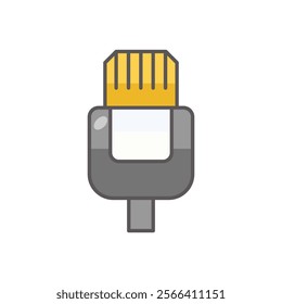 Ethernet Cable icon. Computer hardware icon design. vector graphic