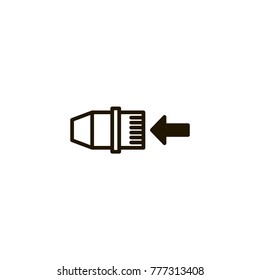 ethernet cable icon. sign design