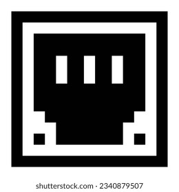 Ethernet icon. Internet technology concept. Icon in line style