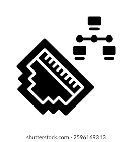 Ethernet icon set flat vecktor trendy popular simple