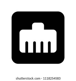 Ethernet icon vector icon. Simple element illustration. Ethernet symbol design. Can be used for web and mobile.