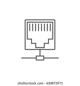 Ethernet line icon