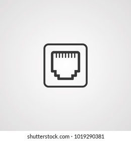 Ethernet Port Icon