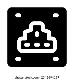 icono de puerto ethernet para tu sitio web, móvil, presentación y diseño de logotipo.