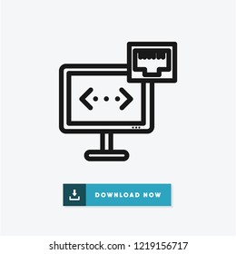 Ethernet vector icon