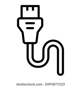 Diseño de iconos de línea de Vector Ethernet