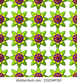Alfombra de tela ética que adorna textiles nativos. Irate un patrón tribal sin fisuras. Ilustraciones de vectores geométricos trandicionales. Estilo bordado.
