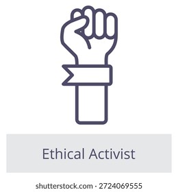 Elemento Activista Ético Para El Diseño Gráfico