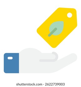 Ethical Brands-pictogram, voor web, app, infographic, enz