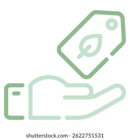 Symbol für ethische Marken, für Web, App, Infografik usw.