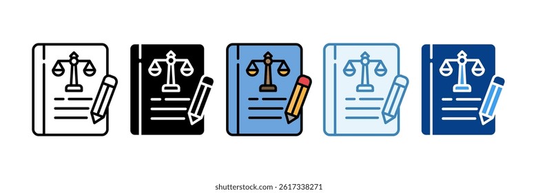 Ethical Code Icon Set Multiple Style Collection