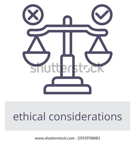 Ethical Considerations Element For Design Graphic